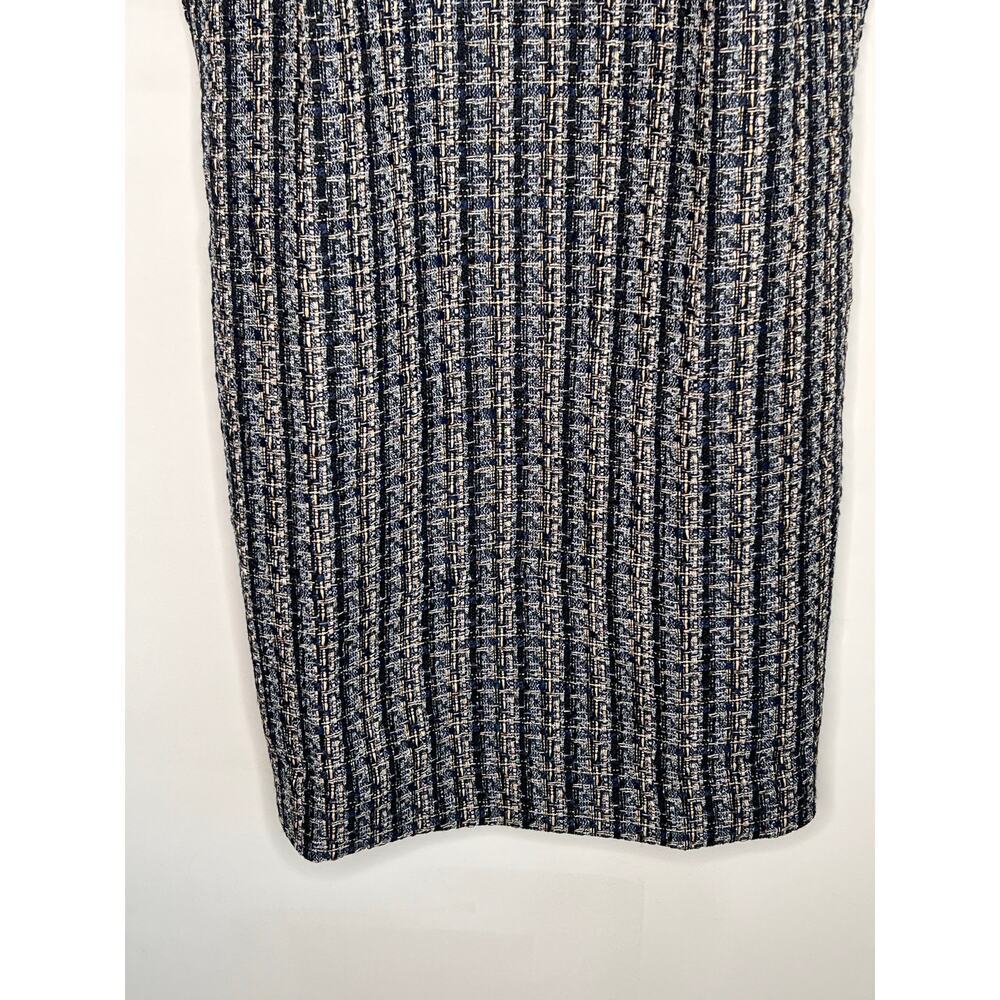 NWT J. Crew Navy and White Tweed Mini Dress - Picture 4 of 11